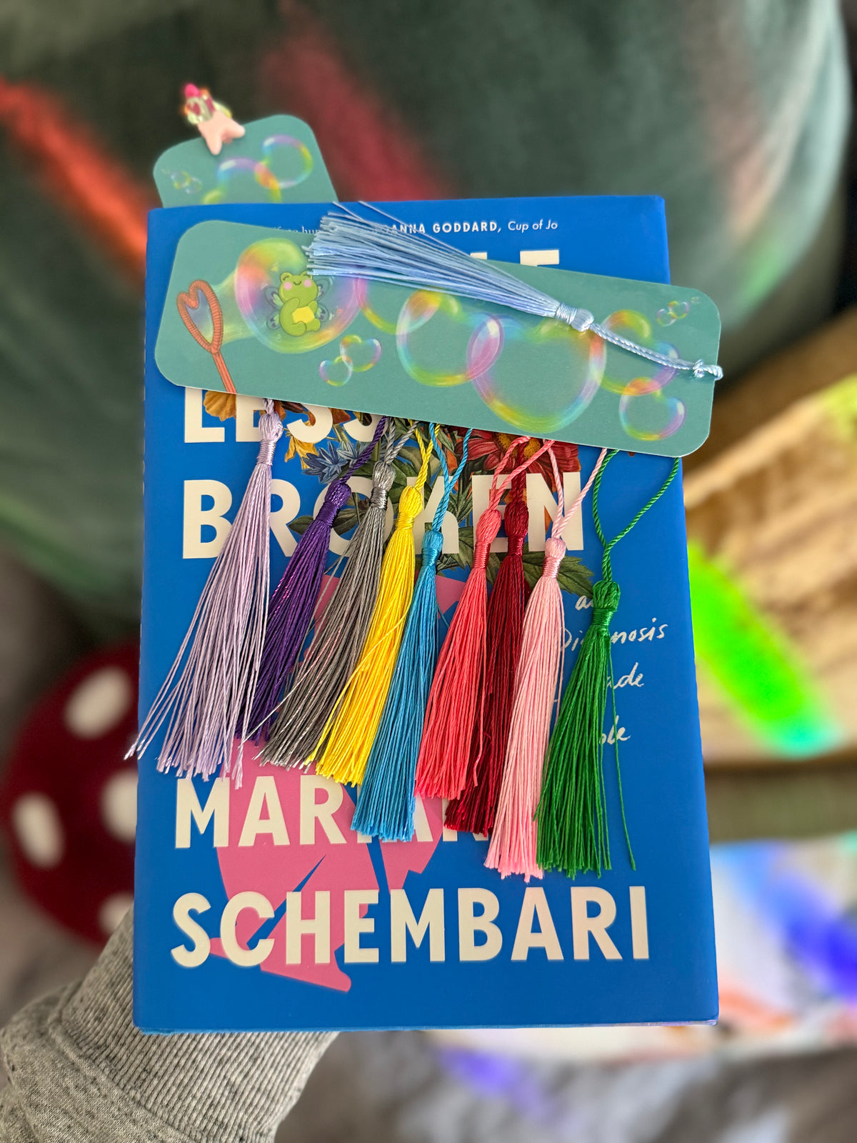 Fairy Frog Bubble Bookmark